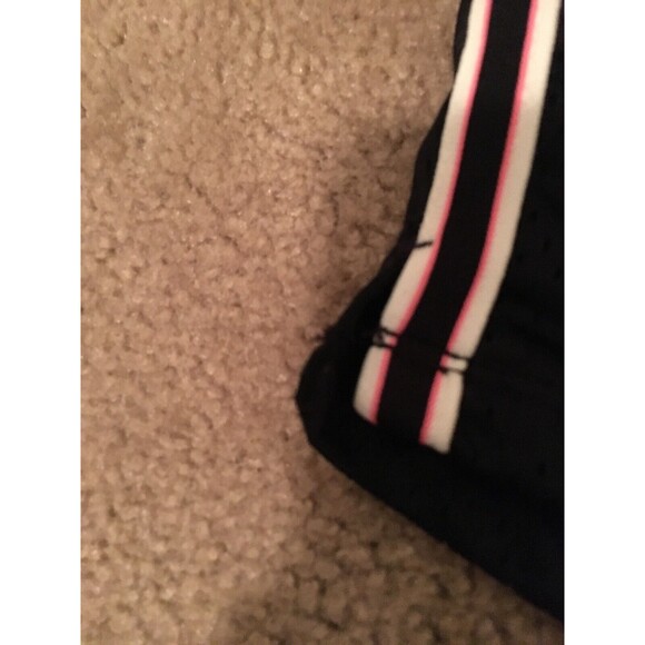 Champion Girls Black Mesh Shorts Gym Walking Running with Side Stripe Size Small - Picture 2 of 8